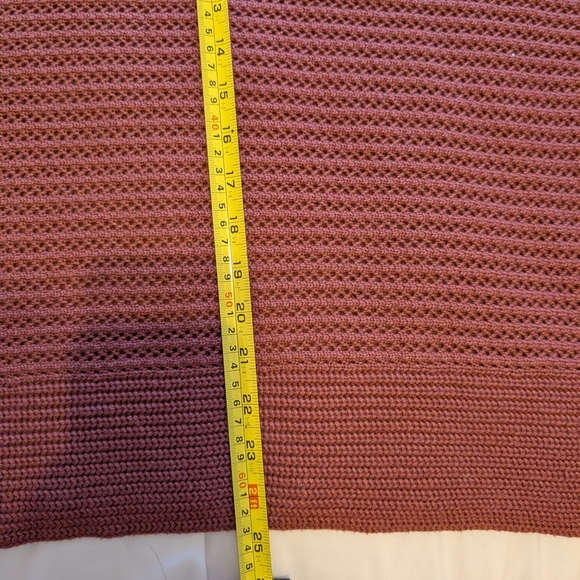 Marla Wynne Mock Neck Sweater 3/4 length sleevesSize L - Picture 4 of 4